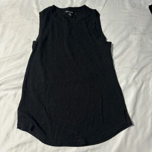 Athleta Tank  Burnout Black Cotton Size XS